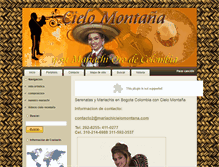 Tablet Screenshot of mariachicielomontana.com