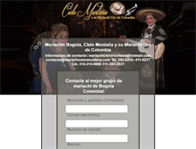 Tablet Screenshot of mariachisbogota.mariachicielomontana.com